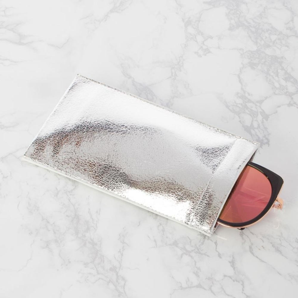 COPY - Silver Sunglass pouch